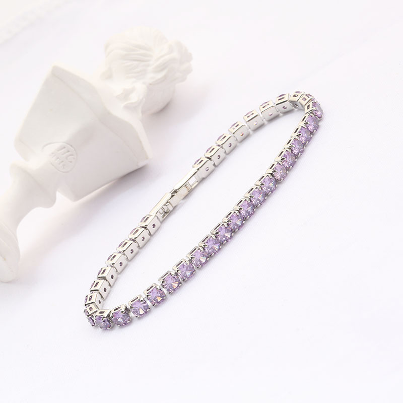 European and American Men's Hip Hop Bracelet Wholesale Cross-Border Sold Jewelry Amazon EBay Hot Sale Micro Inlaid Zircon Bracelet for Women