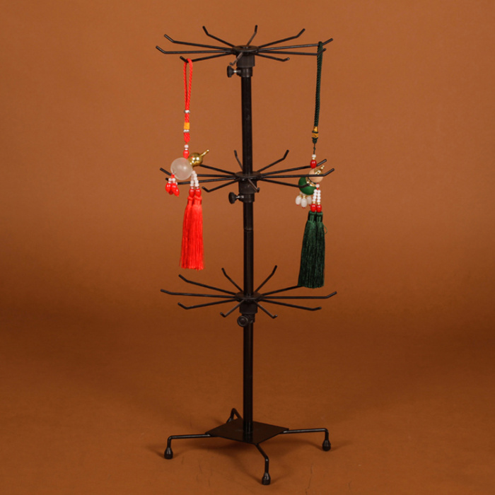 Three rotating necklace bracelet socks gloves frame mobile phone pendant trinket display hanging shelf Three rotating necklace bracelet socks gloves frame mobile phone pendant trinket display hanging shelf