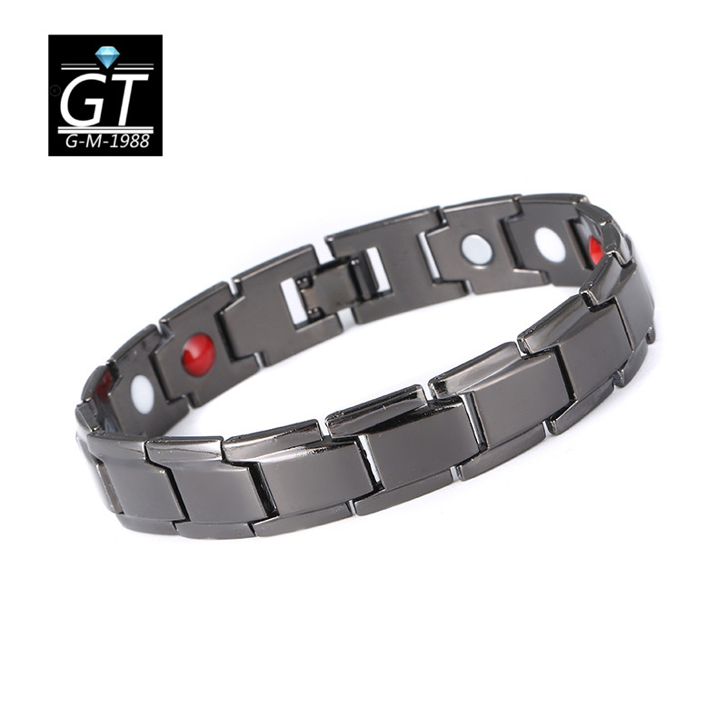 Handicraft Brocade Wish Hot Men&#039;s Alloy Health Couple Magnetic Bracelet Fashion Detachable Magnetic Therapy Bracelet