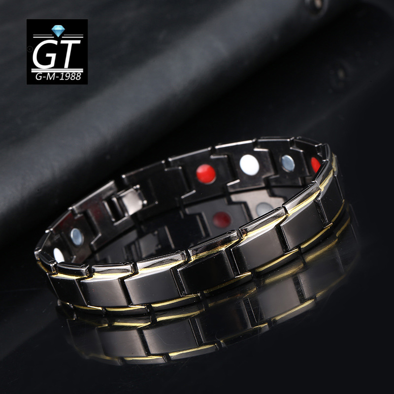 Handicraft Brocade Wish Hot Men's Alloy Health Couple Magnetic Bracelet Fashion Detachable Magnetic Therapy Bracelet Handicraft Brocade Wish Hot Men's Alloy Health Couple Magnetic Bracelet Fashion Detachable Magnetic Therapy Bracelet