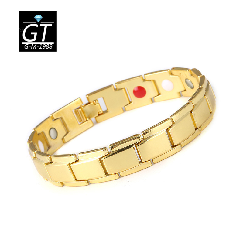 Handicraft Brocade Wish Hot Men's Alloy Health Couple Magnetic Bracelet Fashion Detachable Magnetic Therapy Bracelet Handicraft Brocade Wish Hot Men's Alloy Health Couple Magnetic Bracelet Fashion Detachable Magnetic Therapy Bracelet