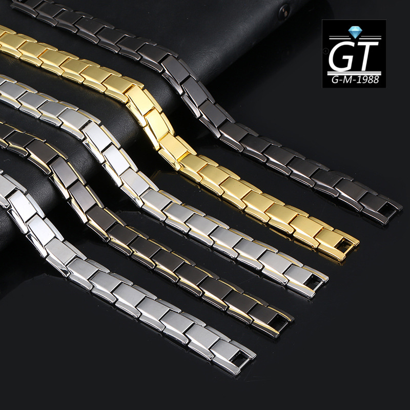 Handicraft Brocade Wish Hot Men's Alloy Health Couple Magnetic Bracelet Fashion Detachable Magnetic Therapy Bracelet Handicraft Brocade Wish Hot Men's Alloy Health Couple Magnetic Bracelet Fashion Detachable Magnetic Therapy Bracelet