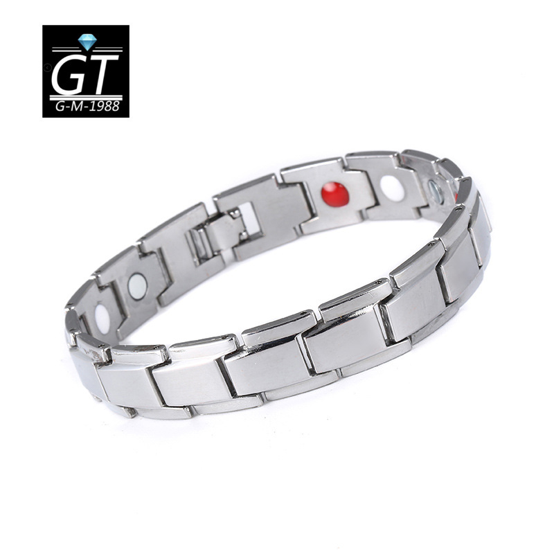 Handicraft Brocade Wish Hot Men's Alloy Health Couple Magnetic Bracelet Fashion Detachable Magnetic Therapy Bracelet Handicraft Brocade Wish Hot Men's Alloy Health Couple Magnetic Bracelet Fashion Detachable Magnetic Therapy Bracelet