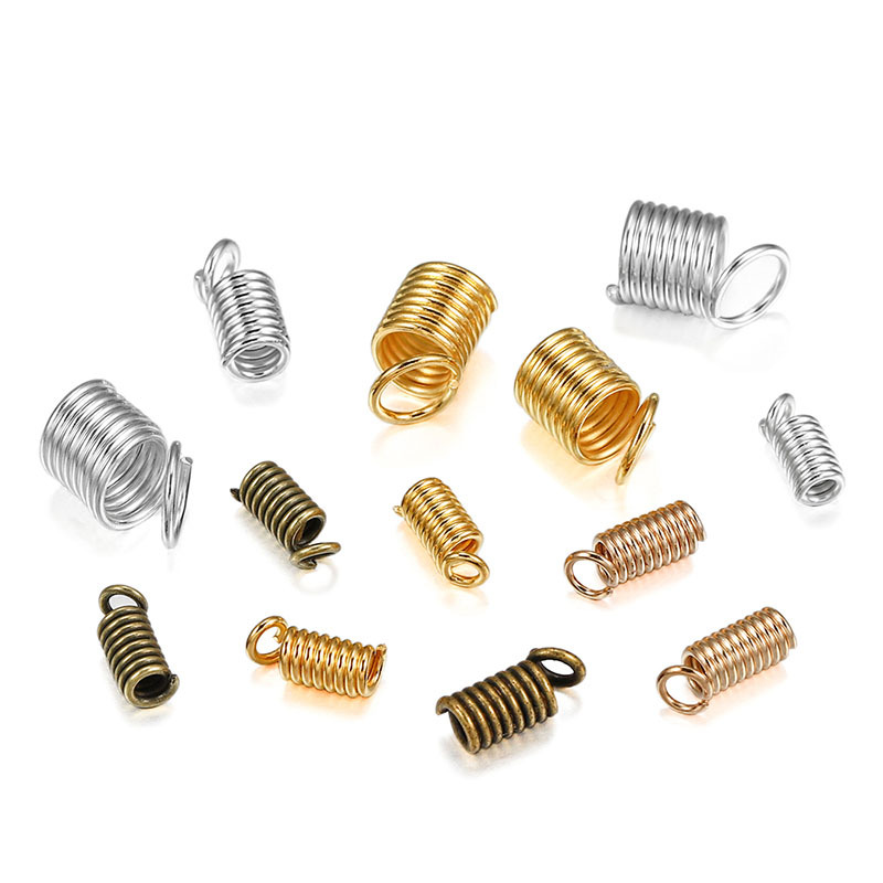 DIY Ornament Accessories Necklace Bracelet Material Bronze Silver Metal Buckle Leather Rope Connector Spring Fastener DIY Ornament Accessories Necklace Bracelet Material Bronze Silver Metal Buckle Leather Rope Connector Spring Fastener