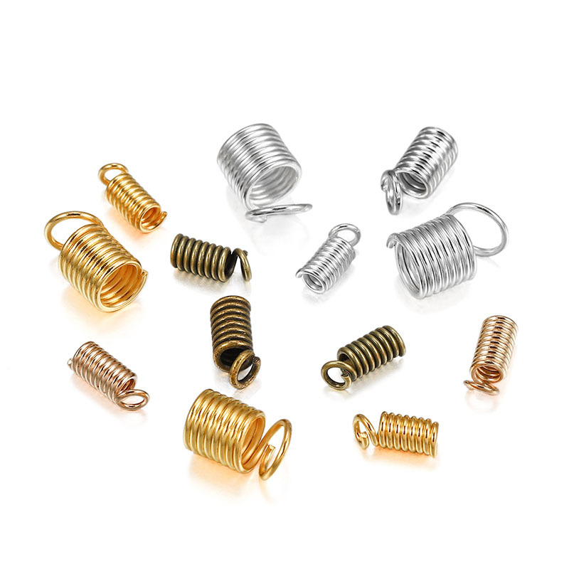 DIY Ornament Accessories Necklace Bracelet Material Bronze Silver Metal Buckle Leather Rope Connector Spring Fastener DIY Ornament Accessories Necklace Bracelet Material Bronze Silver Metal Buckle Leather Rope Connector Spring Fastener
