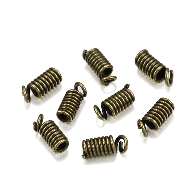 DIY Ornament Accessories Necklace Bracelet Material Bronze Silver Metal Buckle Leather Rope Connector Spring Fastener DIY Ornament Accessories Necklace Bracelet Material Bronze Silver Metal Buckle Leather Rope Connector Spring Fastener