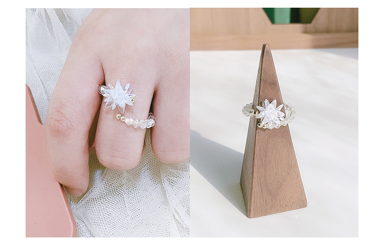 Design Zircon Jewelry Set Necklace Bracelet Ring Popular Flower Crystal Popular Silver Needle Senior Lady Niche Design Zircon Jewelry Set Necklace Bracelet Ring Popular Flower Crystal Popular Silver Needle Senior Lady Niche