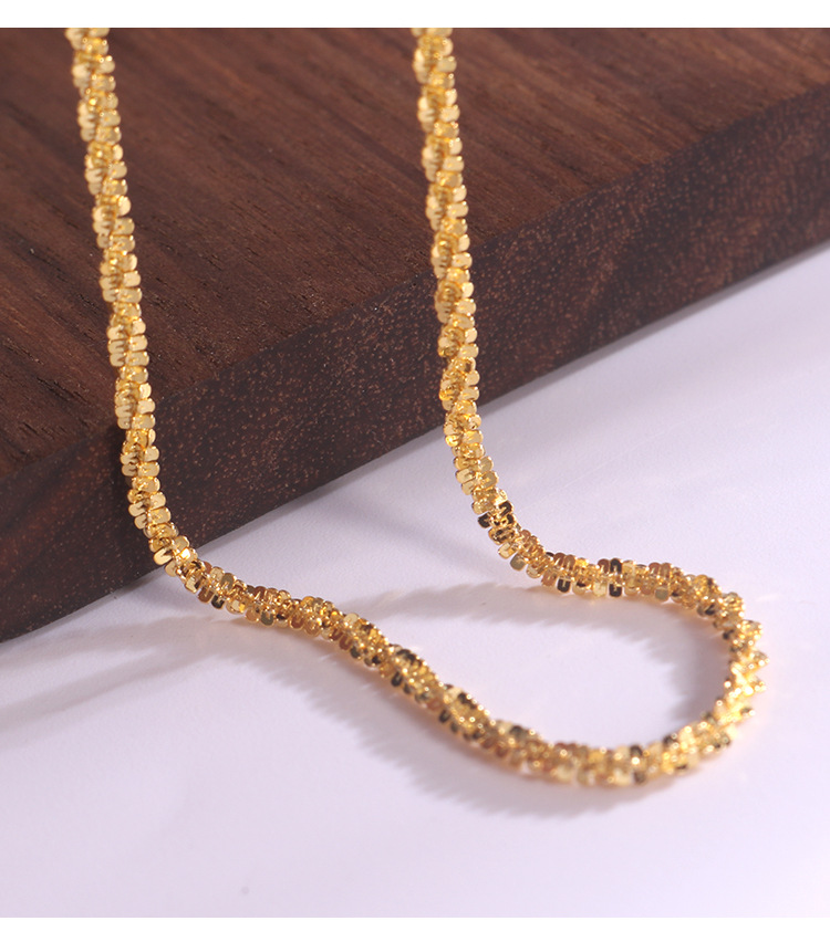 Hongxin Sterling Silver Twisted Cauliflower Necklace Bracelet Box Starry Sky Side Water Wave Cross Accessories Bare Necklace Wholesale Hongxin Sterling Silver Twisted Cauliflower Necklace Bracelet Box Starry Sky Side Water Wave Cross Accessories Bare Necklace Wholesale