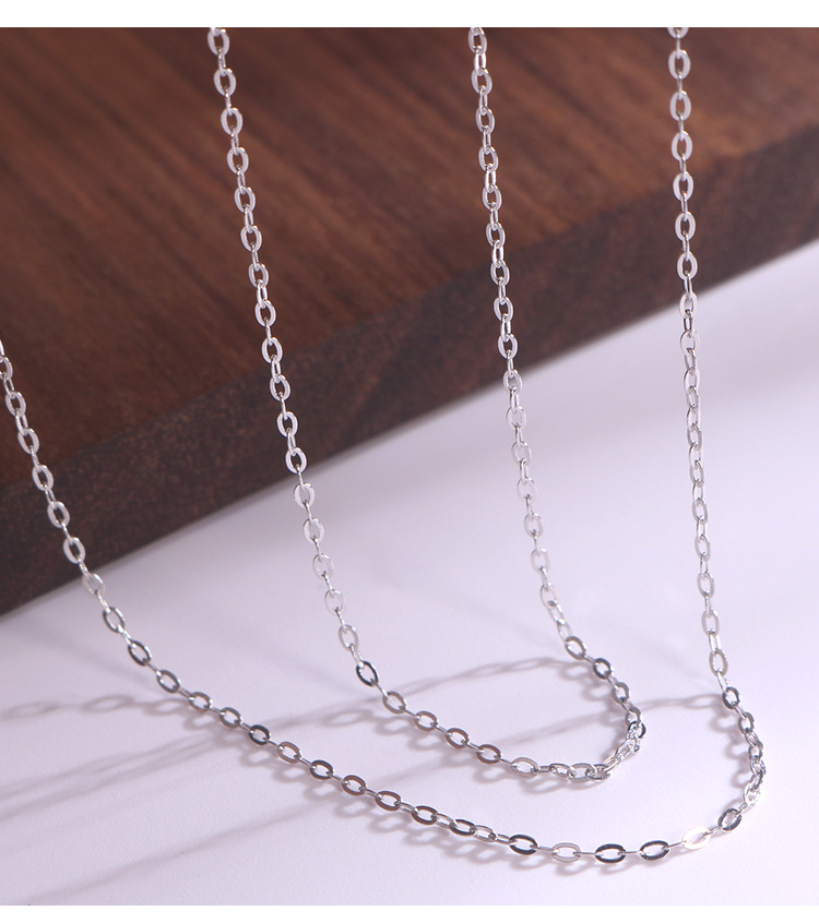 Hongxin Sterling Silver Twisted Cauliflower Necklace Bracelet Box Starry Sky Side Water Wave Cross Accessories Bare Necklace Wholesale Hongxin Sterling Silver Twisted Cauliflower Necklace Bracelet Box Starry Sky Side Water Wave Cross Accessories Bare Necklace Wholesale