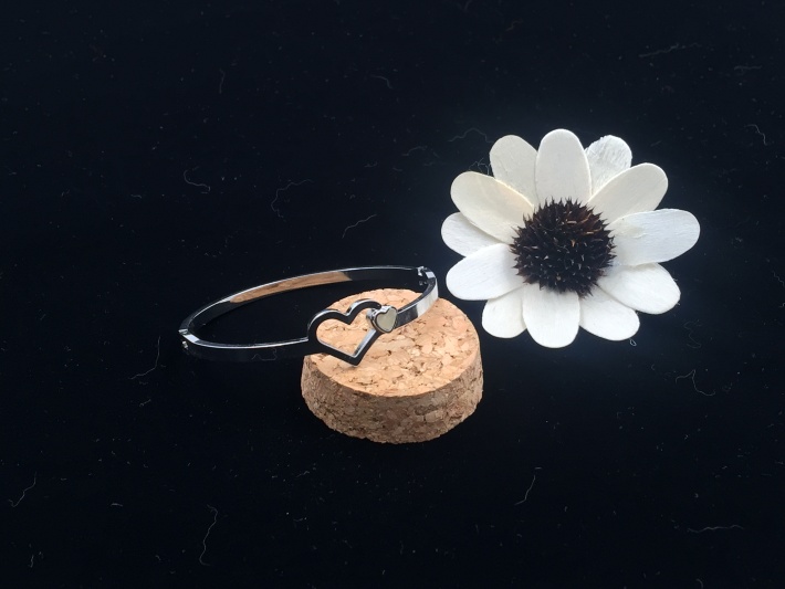 Fashion Trend 316L Stainless Steel Spherical Hollow Silver Bracelet