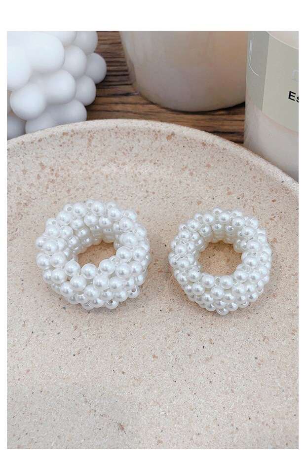 Xuan Ya Pearl Hair Band Bracelet Dual-Purpose Headband Female Online Influencer Tie Hair Accessories Dongdaemun Hair Accessory Headdress Pearl Hair Band