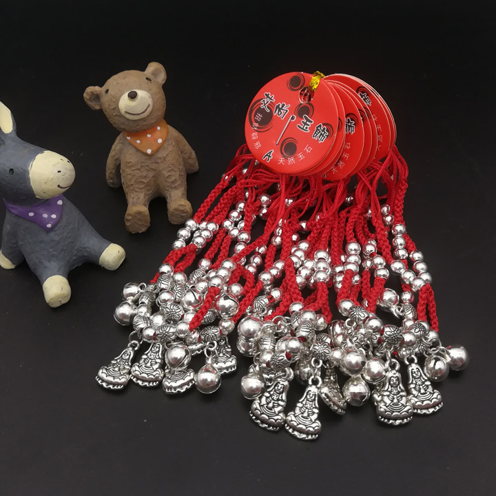 A1524 Imitation Silver Bell Red Rope Bracelet Jewelry Jewelry Yiwu 2 Yuan Two Yuan Shop Supplies for Stall and Night Market Wholesale A1524 Imitation Silver Bell Red Rope Bracelet Jewelry Jewelry Yiwu 2 Yuan Two Yuan Shop Supplies for Stall and Night Market Wholesale