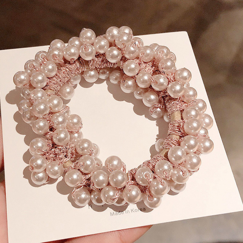 Mori Girl's Fresh Handmade Beaded Pearl Headband 2020 Korean Style Internet Celebrity Personalized Hairband Bracelet Dual-Use Headband