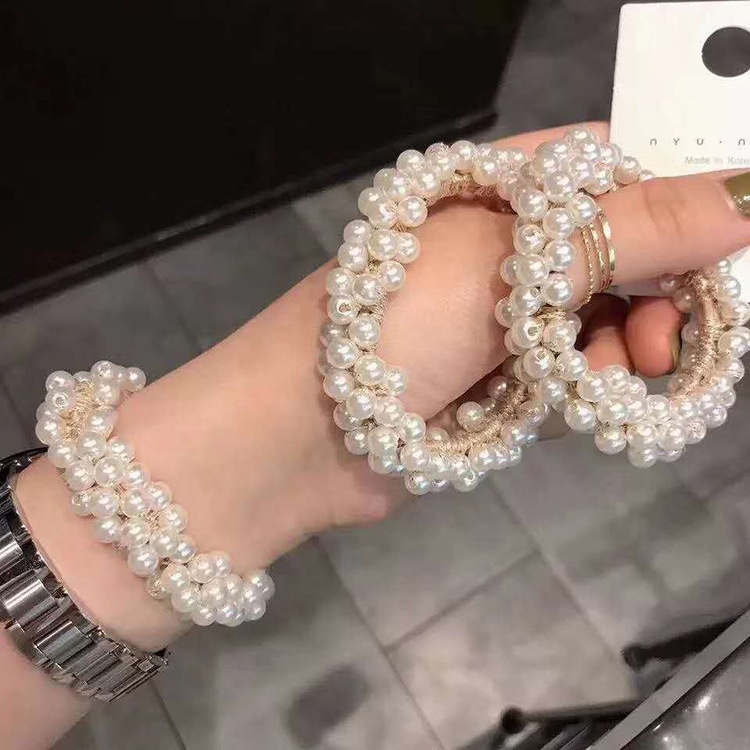 Mori Girl's Fresh Handmade Beaded Pearl Headband 2020 Korean Style Internet Celebrity Personalized Hairband Bracelet Dual-Use Headband