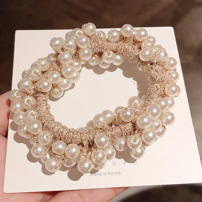 Mori Girl's Fresh Handmade Beaded Pearl Headband 2020 Korean Style Internet Celebrity Personalized Hairband Bracelet Dual-Use Headband