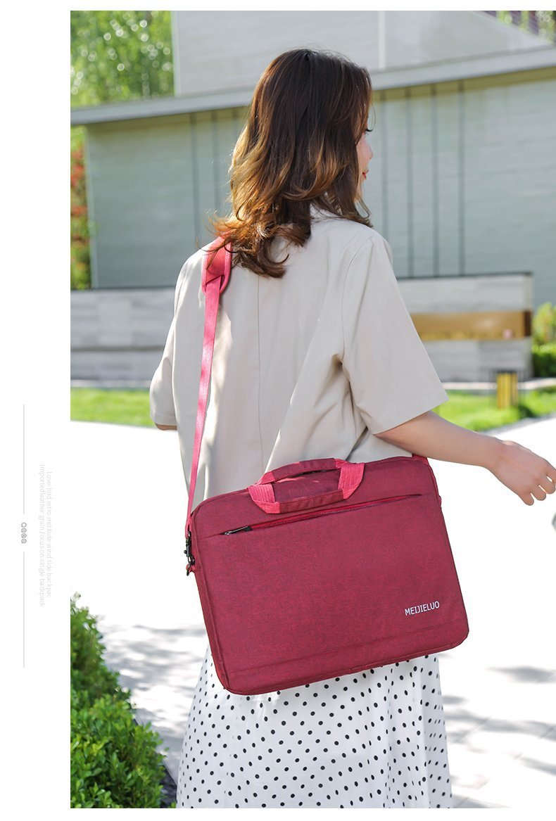 Computer Hand-Carrying Shoulder Bag Briefcase Men's and Women's Business Notebook Handbag 15.6-Inch Computer Bag Computer Hand-Carrying Shoulder Bag Briefcase Men's and Women's Business Notebook Handbag 15.6-Inch Computer Bag