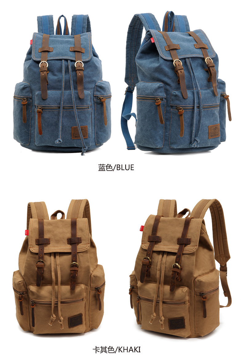 AugurSoaring Canvas Bag Retro Men's Bag Backpack Computer Bag Student Bag CrossBorder AugurSoaring Canvas Bag Retro Men's Bag Backpack Computer Bag Student Bag CrossBorder