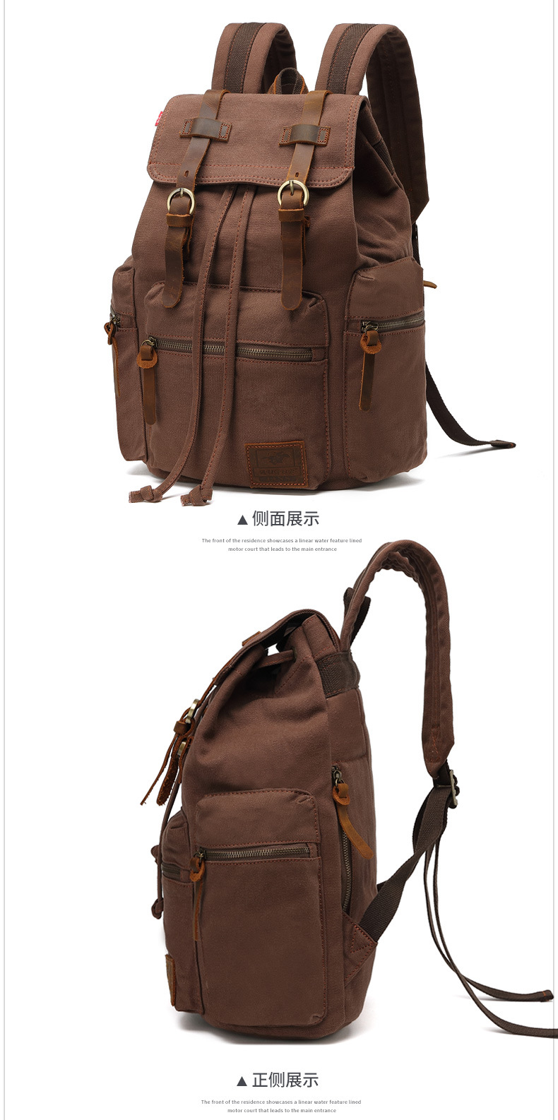AugurSoaring Canvas Bag Retro Men's Bag Backpack Computer Bag Student Bag CrossBorder AugurSoaring Canvas Bag Retro Men's Bag Backpack Computer Bag Student Bag CrossBorder