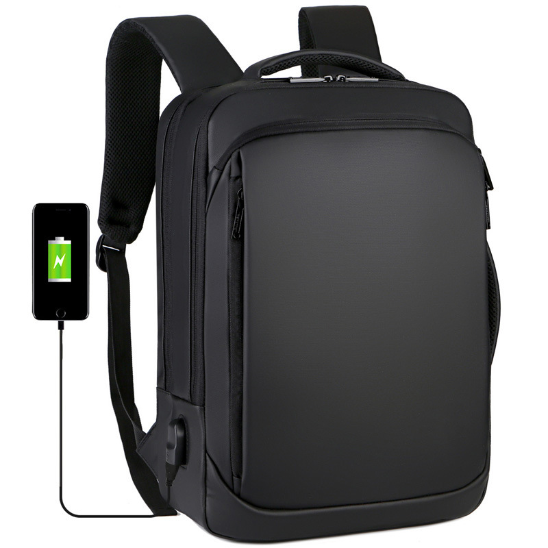 New Business Backpack Men &#039;S Waterproof Derm Computer Bag Multi-Functional Business Backpack Large Capacity Leisure Travel Bag