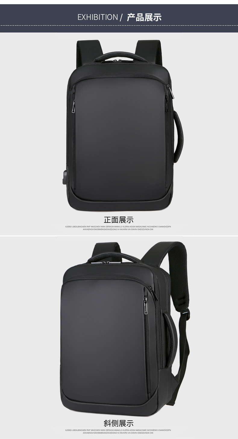 New Business Backpack Men 'S Waterproof Derm Computer Bag Multi-Functional Business Backpack Large Capacity Leisure Travel Bag New Business Backpack Men 'S Waterproof Derm Computer Bag Multi-Functional Business Backpack Large Capacity Leisure Travel Bag