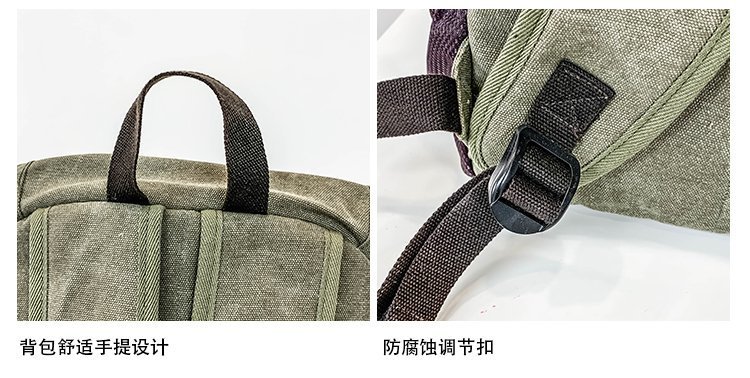 Men's and Women's Backpack Fashion Trend Canvas Backpack Youth Computer Backpack College Students Bag Leisure Travel Bag Men's and Women's Backpack Fashion Trend Canvas Backpack Youth Computer Backpack College Students Bag Leisure Travel Bag
