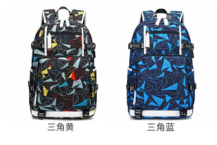 Backpack Men's High School Students Schoolbag Cross-Border Thermal Transfer Printing Waterproof Computer Bag Outdoor Street Travel Backpack Backpack Men's High School Students Schoolbag Cross-Border Thermal Transfer Printing Waterproof Computer Bag Outdoor Street Travel Backpack
