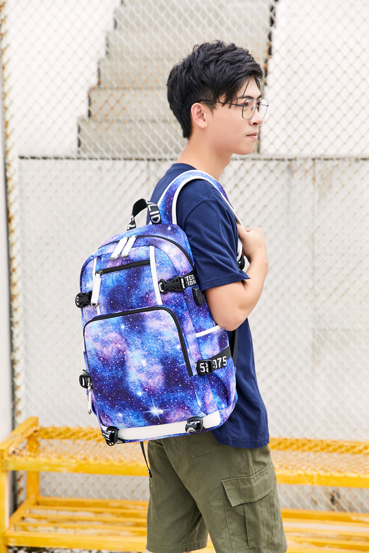 Backpack Men's High School Students Schoolbag Cross-Border Thermal Transfer Printing Waterproof Computer Bag Outdoor Street Travel Backpack Backpack Men's High School Students Schoolbag Cross-Border Thermal Transfer Printing Waterproof Computer Bag Outdoor Street Travel Backpack