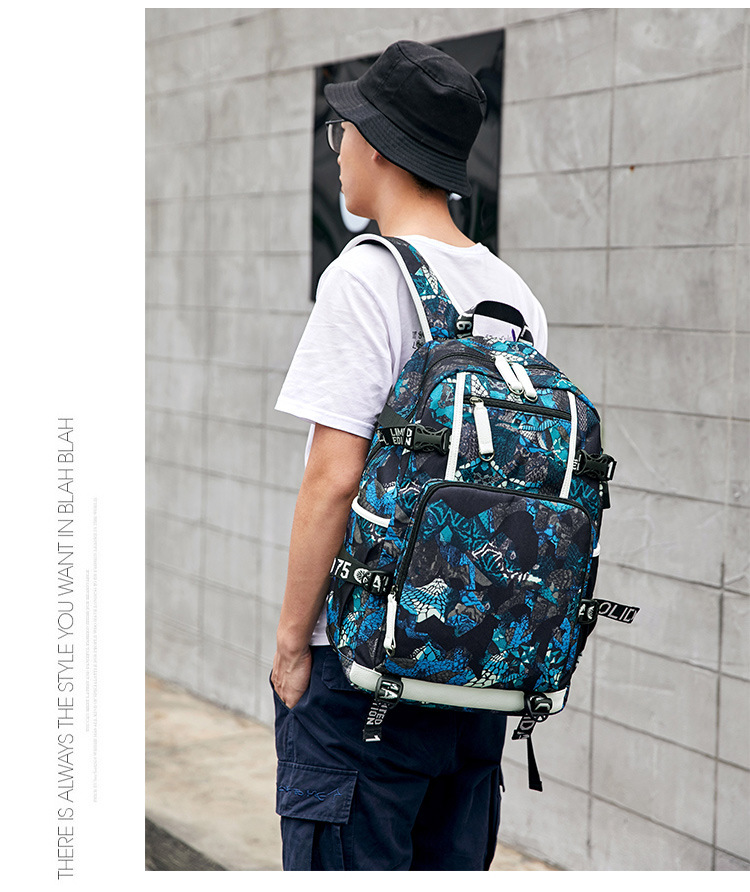 Backpack Men's High School Students Schoolbag Cross-Border Thermal Transfer Printing Waterproof Computer Bag Outdoor Street Travel Backpack Backpack Men's High School Students Schoolbag Cross-Border Thermal Transfer Printing Waterproof Computer Bag Outdoor Street Travel Backpack