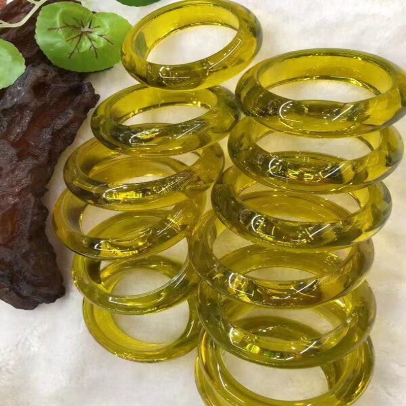 Natural second generation chicken oil yellow blood pearl blue pearl wax bracelet amber hand ornaments selected bracelet 