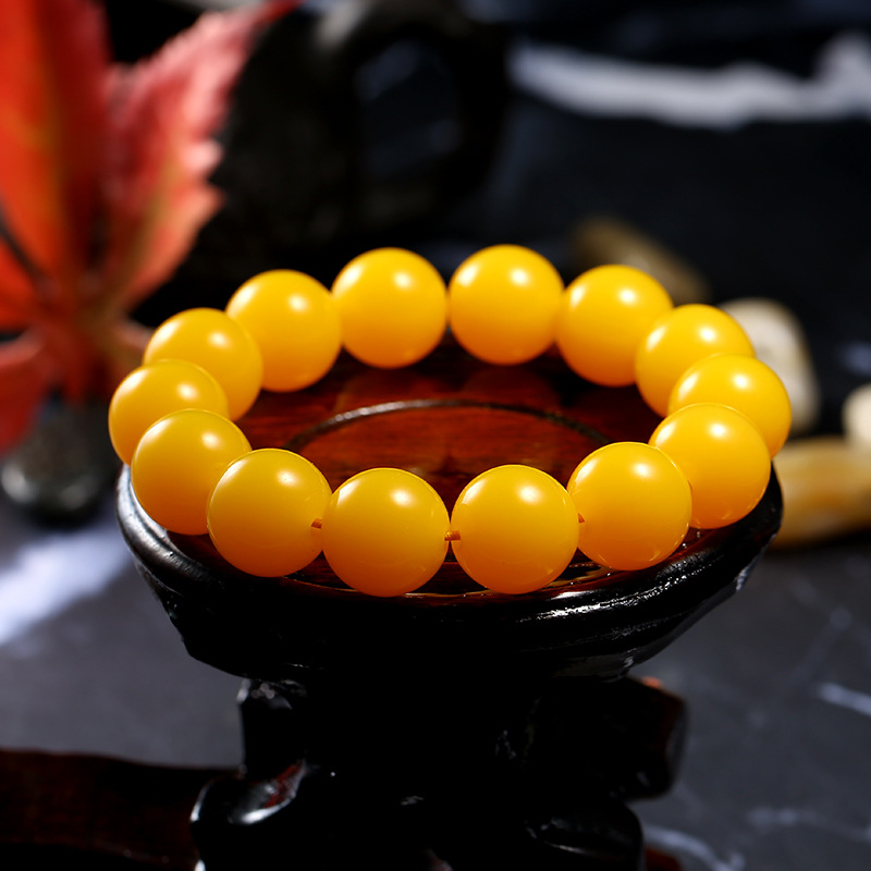 Imitation of the natural, new and old idea for bracelet chicken oil yellow bead chain men and women 's stall hot sell bracelet wholesale Imitation of the natural, new and old idea for bracelet chicken oil yellow bead chain men and women 's stall hot sell bracelet wholesale