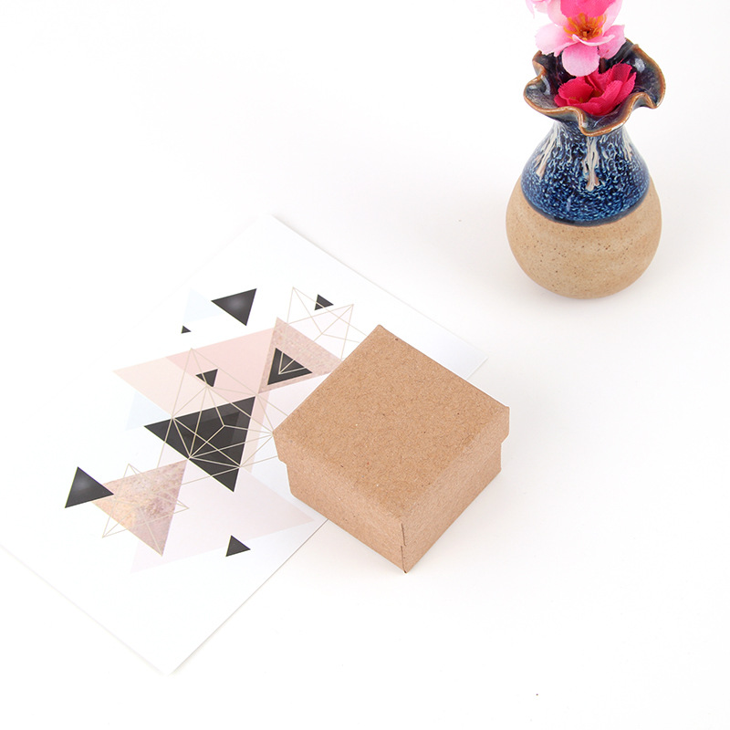 Factory Direct Sales Yellow Leather Tiandigai Jewelry Box Bracelet Ring Earrings Necklace Jewellery Box Custom Logo