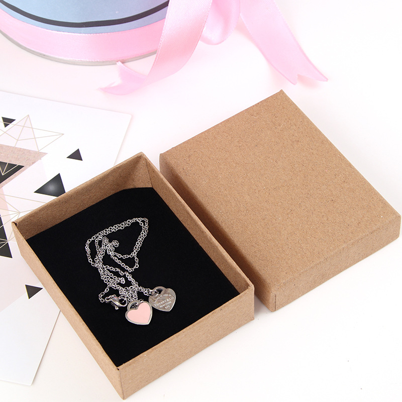 Factory Direct Sales Yellow Leather Tiandigai Jewelry Box Bracelet Ring Earrings Necklace Jewellery Box Custom Logo Factory Direct Sales Yellow Leather Tiandigai Jewelry Box Bracelet Ring Earrings Necklace Jewellery Box Custom Logo