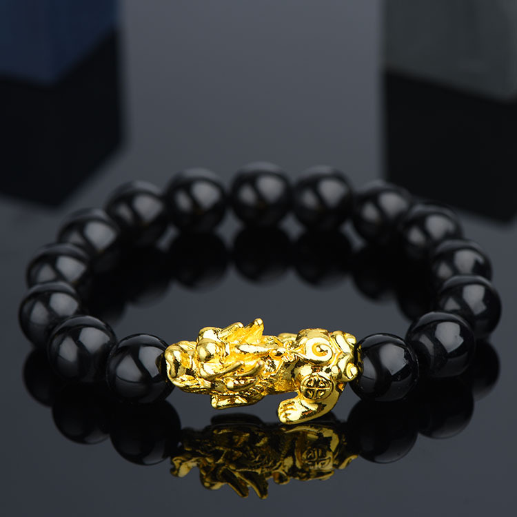 Vietnam Brass Alluvial Gold Color Retaining Yellow Gold Pi Xiu Bracelet Imitation 3D Hard Pure Gold Picchu Alluvial Gold Bracelet Non-Fading Jewelry Vietnam Brass Alluvial Gold Color Retaining Yellow Gold Pi Xiu Bracelet Imitation 3D Hard Pure Gold Picchu Alluvial Gold Bracelet Non-Fading Jewelry