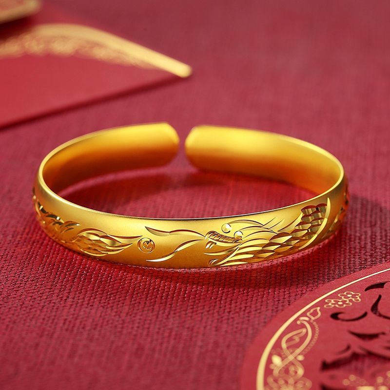 Factory Wholesale Vietnam Placer Gold Bracelet Starry Yellow Gold Bracelet Female Push-Pull Adjustable Fashion Color Retaining Jewelry Factory Wholesale Vietnam Placer Gold Bracelet Starry Yellow Gold Bracelet Female Push-Pull Adjustable Fashion Color Retaining Jewelry