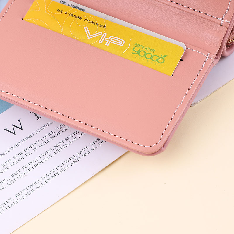 Short Multiple Card Slots Female Wallet Factory Wholesale Direct Sales Short Wallet Female New Small Wallet Female Folding Wallet Short Multiple Card Slots Female Wallet Factory Wholesale Direct Sales Short Wallet Female New Small Wallet Female Folding Wallet