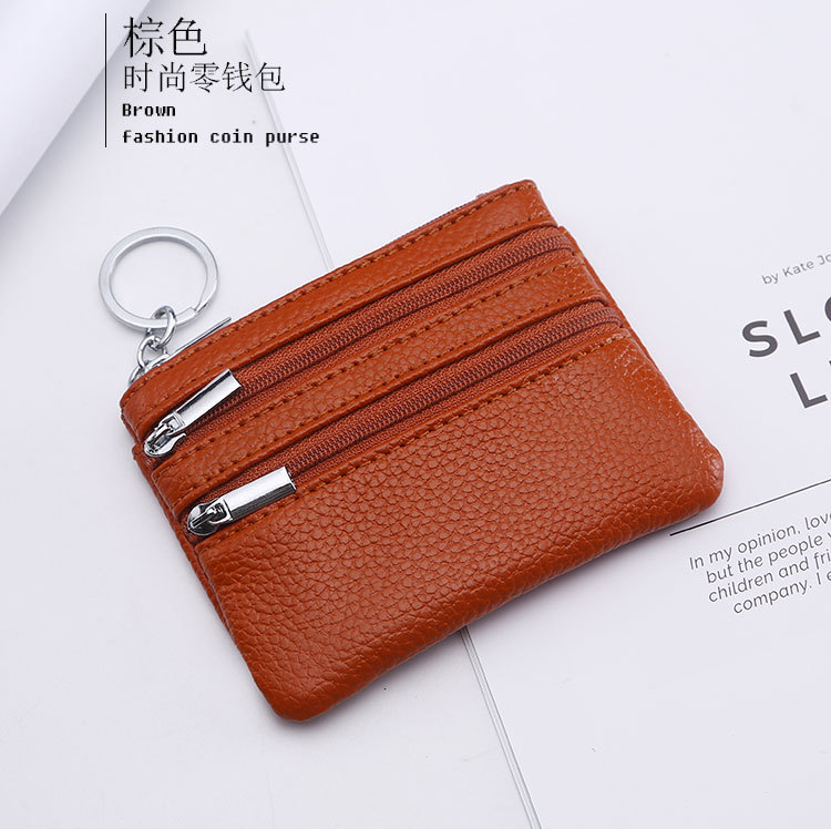 Genuine Leather MultiFunction Women's Coin Purse Key Case Business Gift Bus Wallet Style