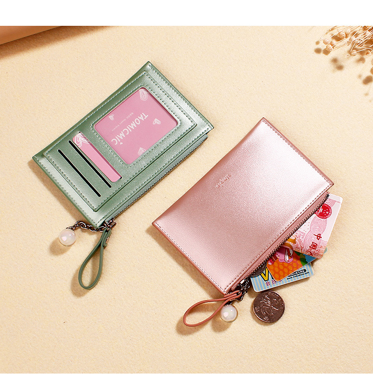 Qian Kai New KoreanStyle MultiFunction Mini Pearly Lustre Laser Creative Coin Purse Japanese and Korean Women's Wallet Qian Kai New KoreanStyle MultiFunction Mini Pearly Lustre Laser Creative Coin Purse Japanese and Korean Women's Wallet