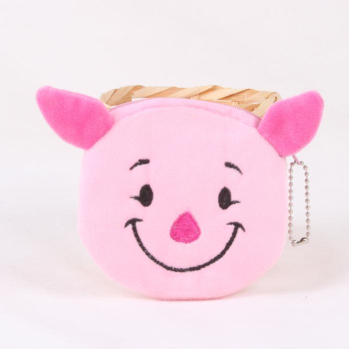 Plush toy cartoon coin purse wallet fashion craft plush package