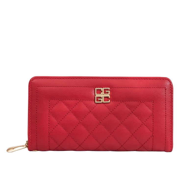Women&#039;s Bag 2020 New Embroidered Tianzi Hardware Hand-Held Women&#039;s Wallet Fashion Coin Purse Gift Small Bag