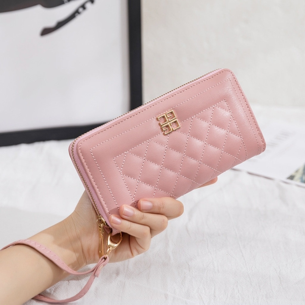 Women's Bag 2020 New Embroidered Tianzi Hardware Hand-Held Women's Wallet Fashion Coin Purse Gift Small Bag Women's Bag 2020 New Embroidered Tianzi Hardware Hand-Held Women's Wallet Fashion Coin Purse Gift Small Bag