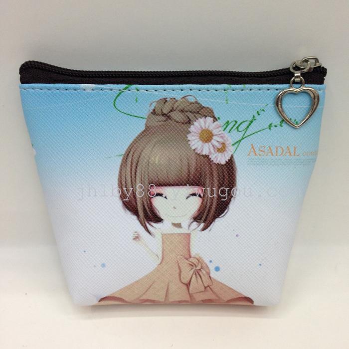 Manufacturers wholesale all kinds of creative PU PVC digital positioning printing beauty pattern zero wallet Manufacturers wholesale all kinds of creative PU PVC digital positioning printing beauty pattern zero wallet