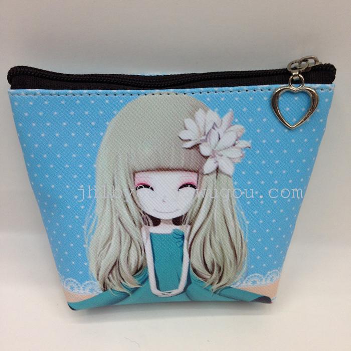 Manufacturers wholesale all kinds of creative PU PVC digital positioning printing beauty pattern zero wallet Manufacturers wholesale all kinds of creative PU PVC digital positioning printing beauty pattern zero wallet