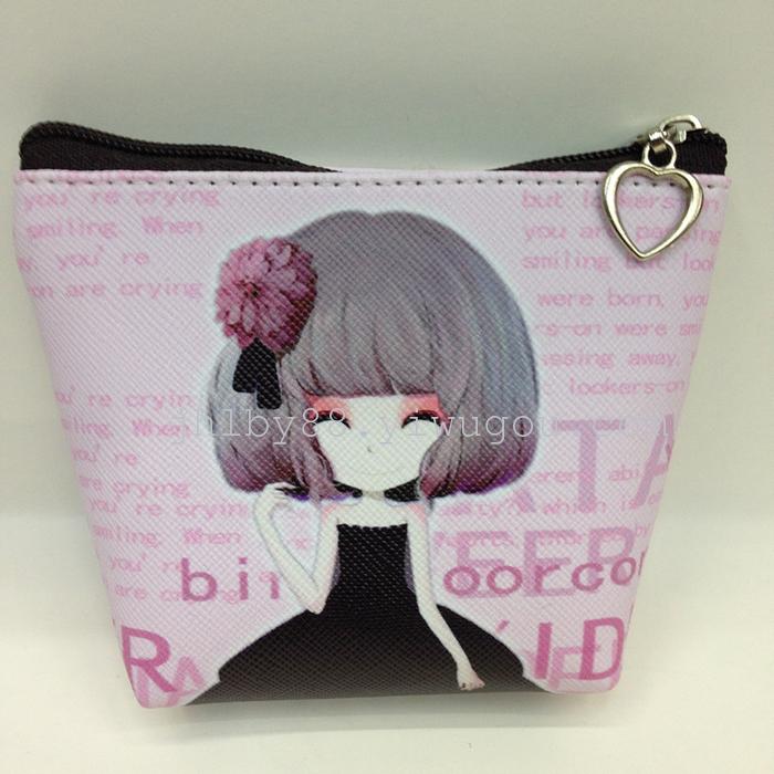 Manufacturers wholesale all kinds of creative PU PVC digital positioning printing beauty pattern zero wallet Manufacturers wholesale all kinds of creative PU PVC digital positioning printing beauty pattern zero wallet