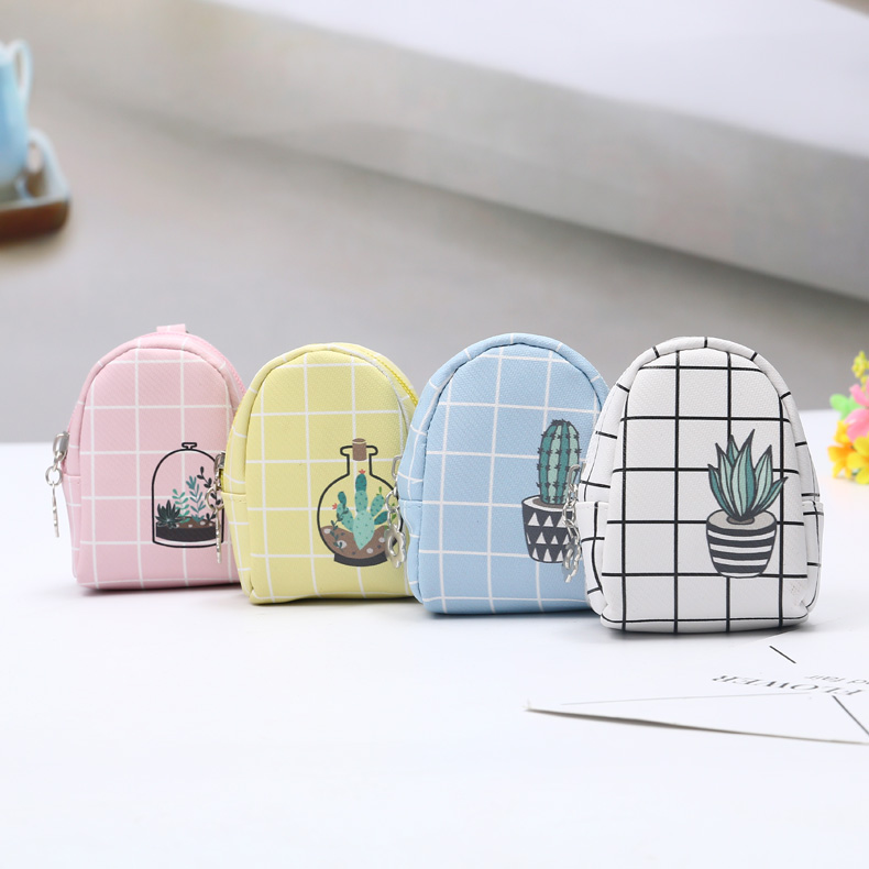 Digital creativity zipper wallet girls cartoon short key bag personality bag fashion accessories Digital creativity zipper wallet girls cartoon short key bag personality bag fashion accessories