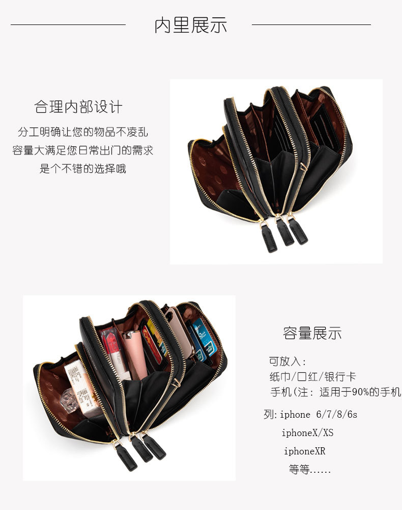 Bag Korean Fashion Large Capacity OvertheShoulder Bag Solid Color MultiFunction Phone Bag Female Messenger Wallet 2020 Bag Korean Fashion Large Capacity OvertheShoulder Bag Solid Color MultiFunction Phone Bag Female Messenger Wallet 2020