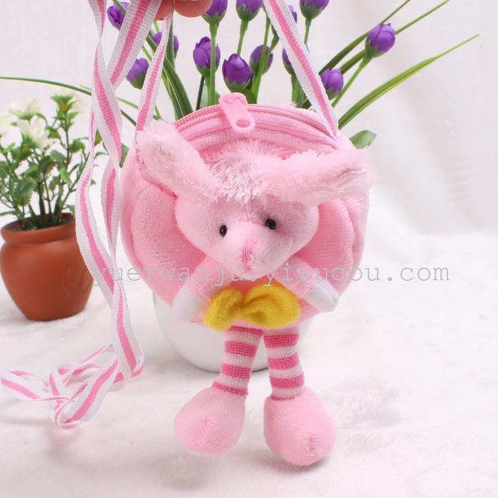 Animal frog hanging foot small shoulder bag export products factory direct leather coin wallet