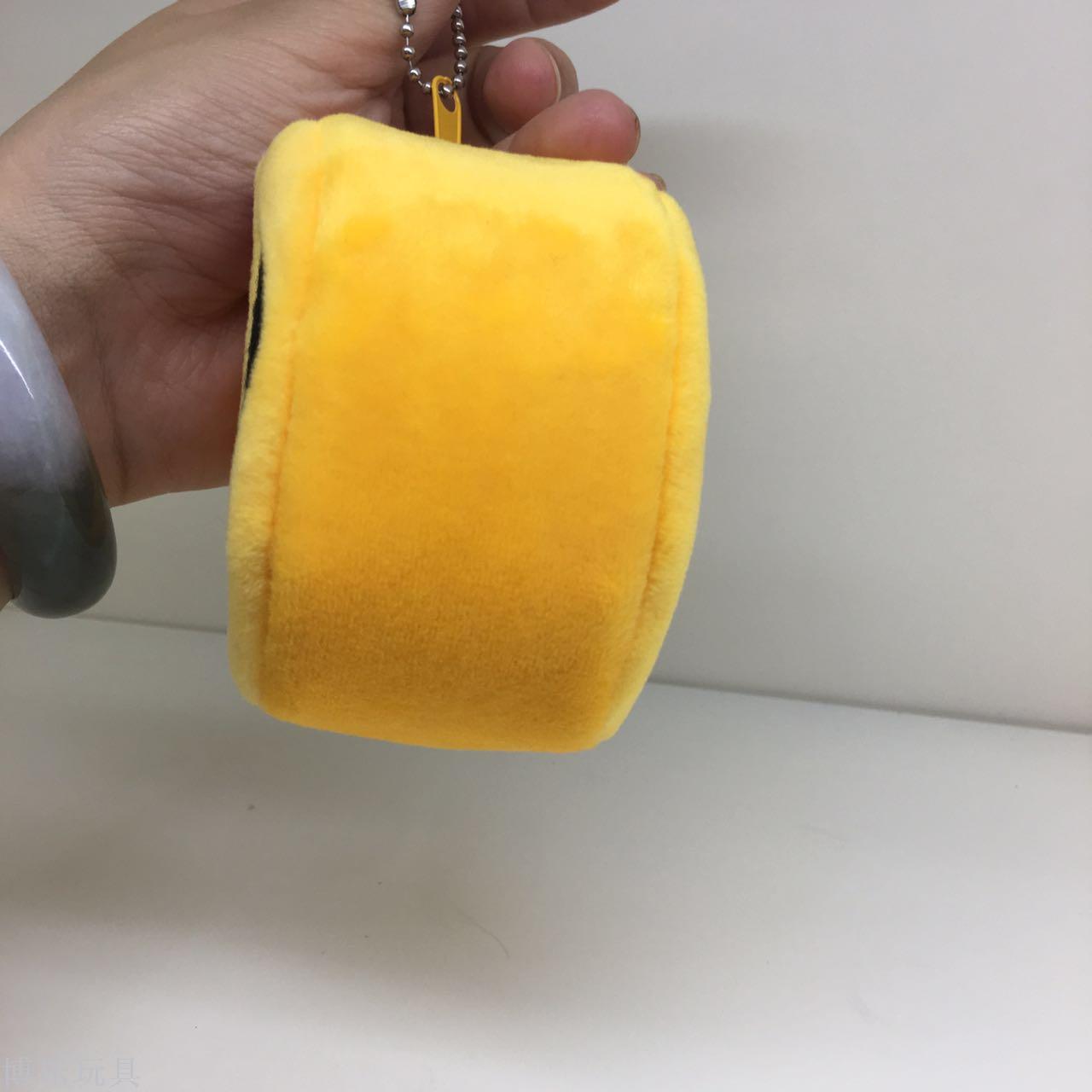 Plush cylindrical zero wallet cartoon QQ expression coin bag portable bag Plush cylindrical zero wallet cartoon QQ expression coin bag portable bag