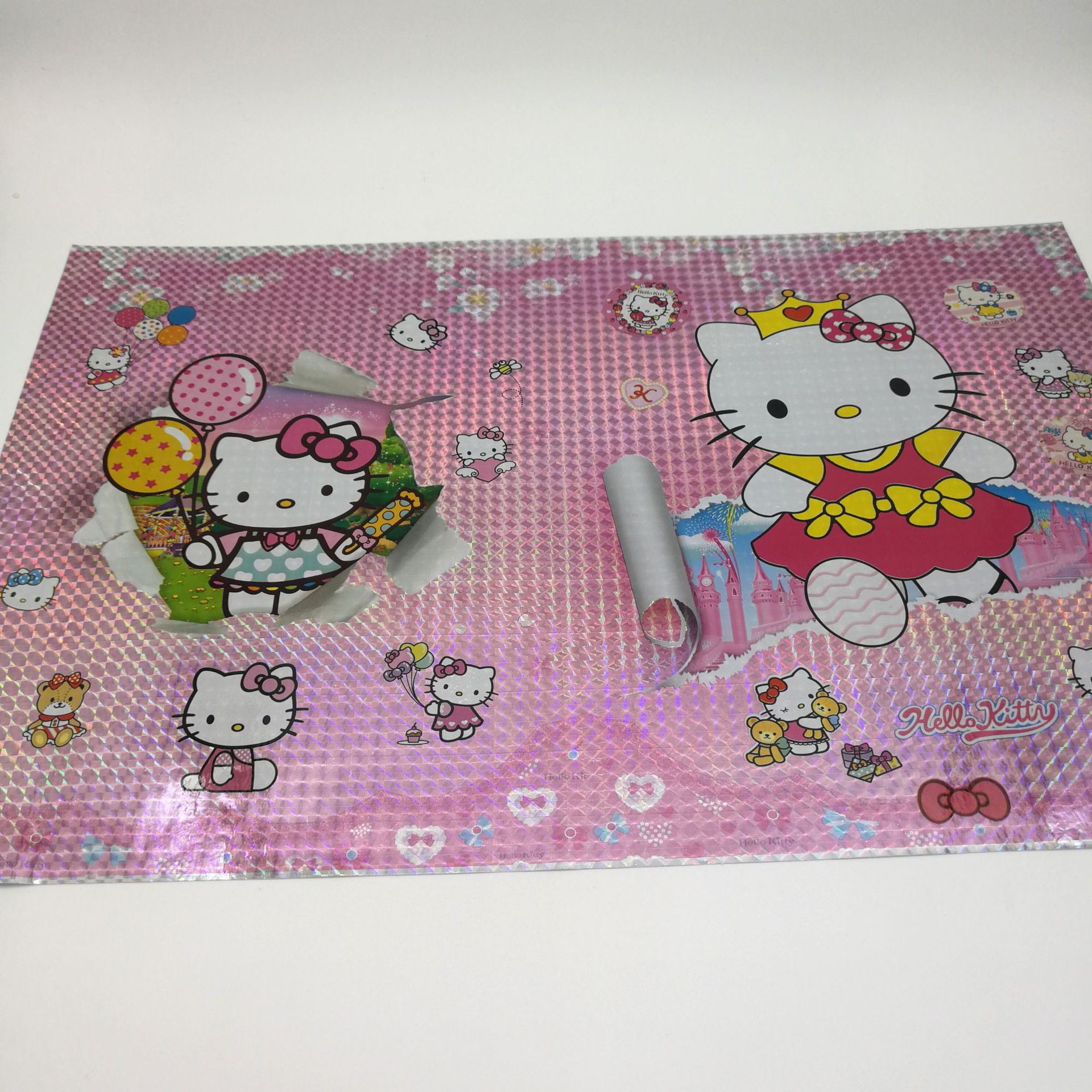 Laser Cartoon Schoolbag Leather Bag Book Cover Textbook Protective Leather Cover Leather Self-Adhesive Book Cover Student Book Cover Can Be Cut off