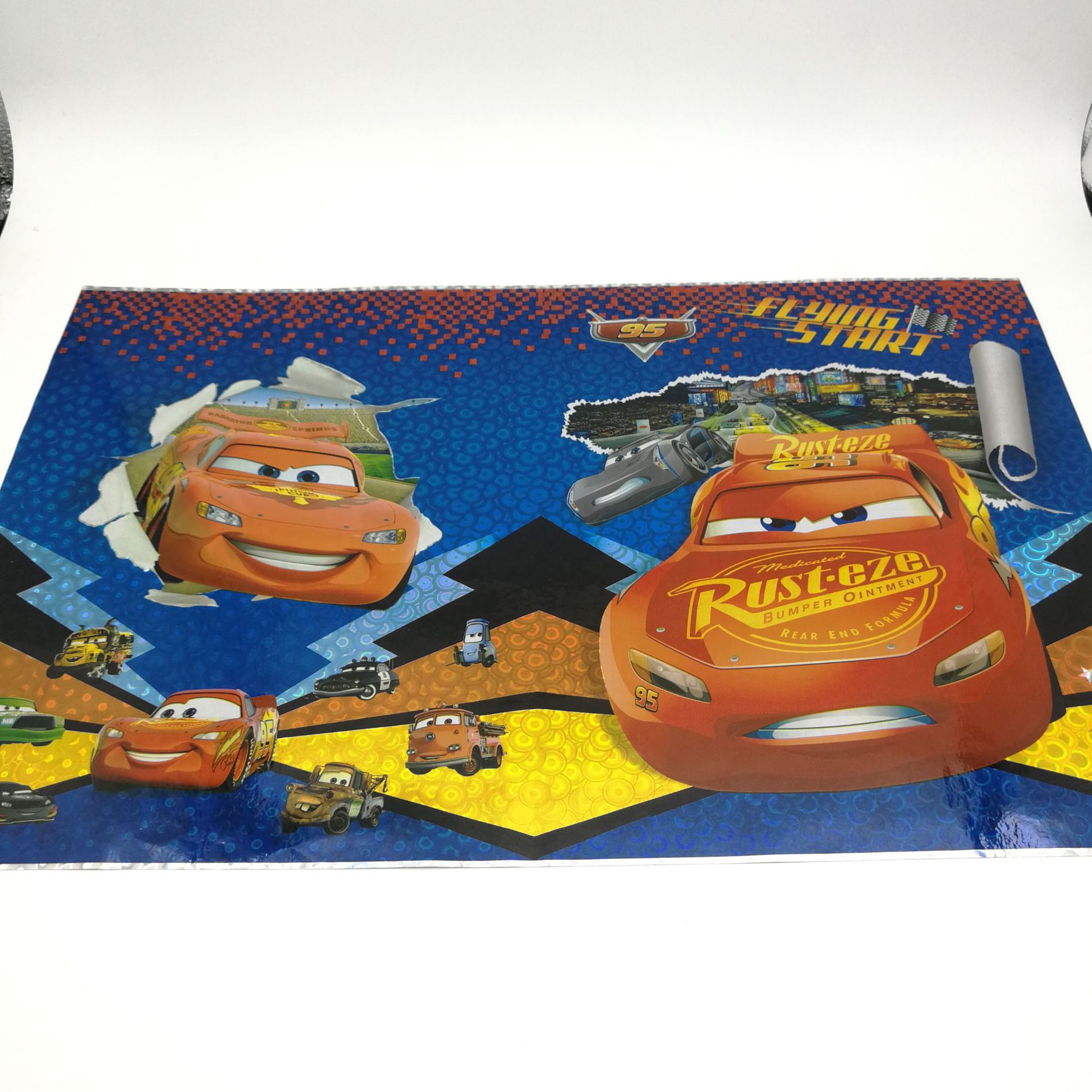 Laser Cartoon Schoolbag Leather Bag Book Cover Textbook Protective Leather Cover Leather Self-Adhesive Book Cover Student Book Cover Can Be Cut off