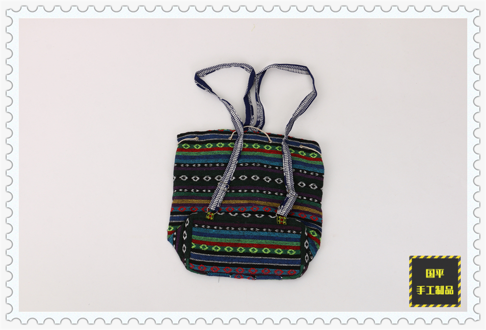 Ethnic Style Special New Fashion Women's Cotton Handmade Backpack with Shoulder Back Cover Can Be Closed Schoolbag Ethnic Style Special New Fashion Women's Cotton Handmade Backpack with Shoulder Back Cover Can Be Closed Schoolbag